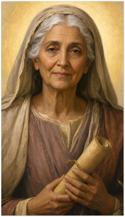 St. Anna the Prophetess Holy Cards