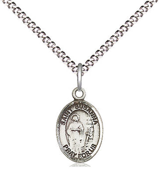 Pewter Saint Susanna Medal Religious and Catholic Jewelry Engraved Catholic Saint Jewelry