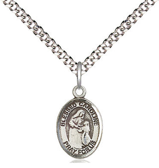 Pewter Blessed Caroline Gerhardinger Medal Religious and Catholic Jewelry Engraved Catholic Saint Jewelry