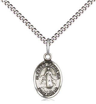Pewter Blessed Karolina Kozkowna Medal Religious and Catholic Jewelry Engraved Catholic Saint Jewelry