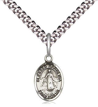 Pewter Blessed Karolina Kozkowna Medal Religious and Catholic Jewelry Engraved Catholic Saint Jewelry