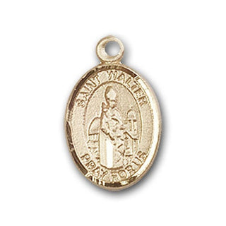 Gold-Filled Saint Walter of Pontnoise Pendant