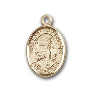 Gold-Filled Our Lady of Lourdes Pendant