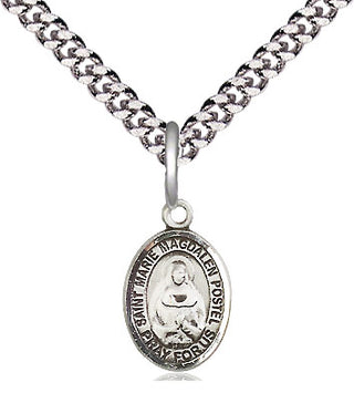Pewter Marie Magdalen Postel Medal Religious and Catholic Jewelry Engraved Catholic Saint Jewelry