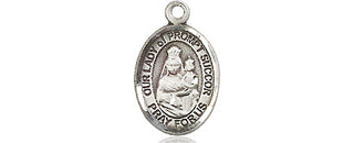 Pewter Our Lady of Prompt Succor Medal Engraved Catholic Saint Jewelry