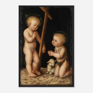 Christ Child and St. John with Lamb Framed Print - view 13