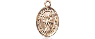 14kt Gold Saint Joseph of Arimathea Medal Engraved Catholic Saint Jewelry