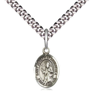 Pewter Saint Joseph of Arimathea Medal Religious and Catholic Jewelry Engraved Catholic Saint Jewelry