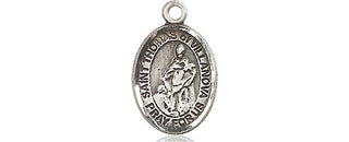 Pewter Saint Thomas of Villanova Medal Engraved Catholic Saint Jewelry