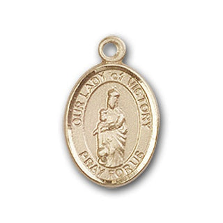 Gold-Filled Our Lady of Victory Pendant
