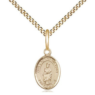 Gold-Filled Our Lady of Victory Pendant