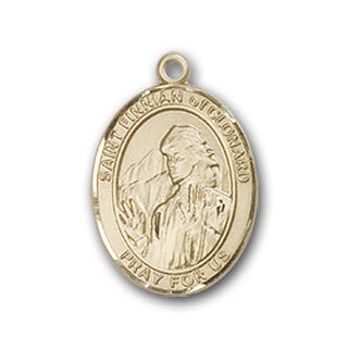 Gold-Filled Saint Finnian of Clonard Pendant