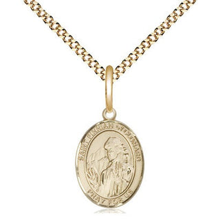 Gold-Filled St. Finnian of Clonard Pendant