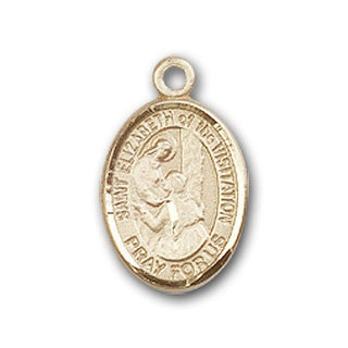 Gold-Filled Saint Elizabeth of the Visitation Pendan