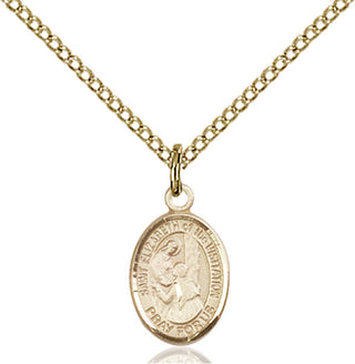 Gold-Filled Saint Elizabeth of the Visitation Pendan