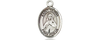 Pewter Saint Olivia Medal Engraved Catholic Saint Jewelry