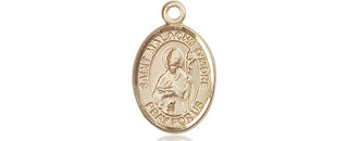 14kt Gold Saint Malachy O'More Medal Engraved Catholic Saint Jewelry