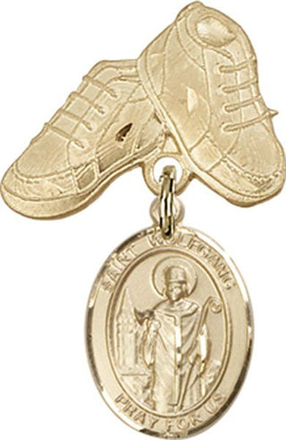 14kt Gold Baby Boots St. Wolfgang Baby Badge - Engravable