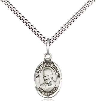 Pewter Saint Luigi Orione Medal Religious and Catholic Jewelry Engraved Catholic Saint Jewelry