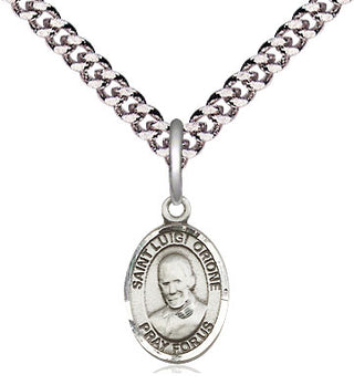 Pewter Saint Luigi Orione Medal Religious and Catholic Jewelry Engraved Catholic Saint Jewelry