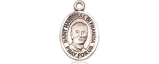 Sterling Silver Saint Hannibal Medal Religious and Catholic Jewelry Engraved Catholic Saint Jewelry