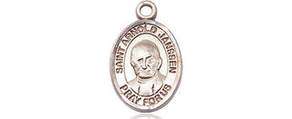 Pewter Saint Arnold Janssen Medal Engraved Catholic Saint Jewelry