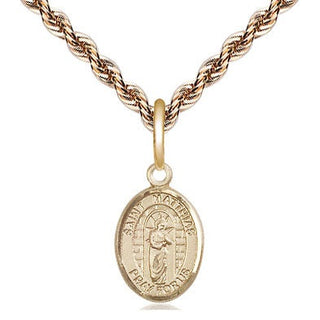 14kt Gold Saint Matthias the Apostle Medal Engraved Catholic Saint Jewelry