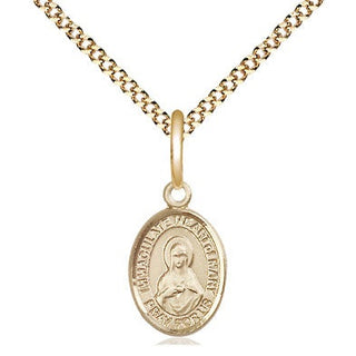 Gold-Filled Immaculate Heart of Mary Pendant