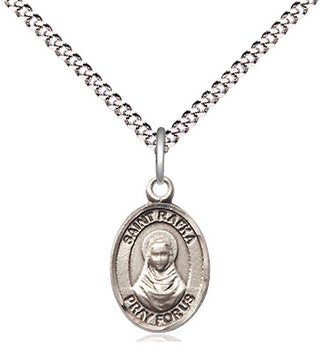 Pewter Saint Rafka Medal Religious and Catholic Jewelry Engraved Catholic Saint Jewelry