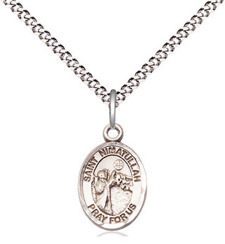 Pewter Saint Nimatullah Medal Religious and Catholic Jewelry Engraved Catholic Saint Jewelry