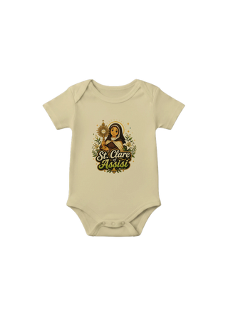 St. Clare of Assisi Baby Onesie - view 8