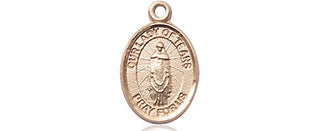 14kt Gold Filled Our Lady of Tears Medal Engraved Catholic Saint Jewelry