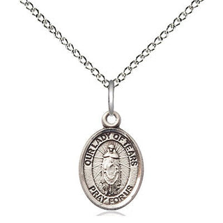Sterling Silver Our Lady of Tears Medal Religious and Catholic Jewelry Engraved Catholic Saint Jewelry