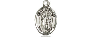 Pewter Saint Joachim Medal Engraved Catholic Saint Jewelry