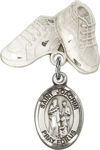 Sterling Silver Baby Boots St. Joachim Baby Badge - Engravable