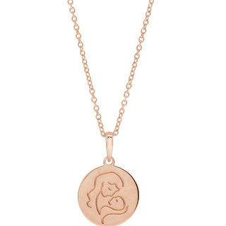 14K Rose Hold You Forever 16-18" Necklace