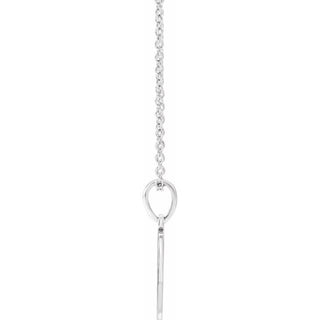 Platinum Hold You Forever 16-18" Necklace