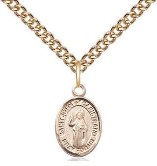14kt Gold Filled Saint John of Capistrano Medal Religious and Catholic Jewelry Engraved Catholic Saint Jewelry