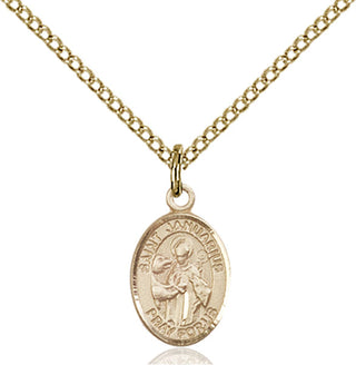 Gold-Filled St. Januarius Pendant