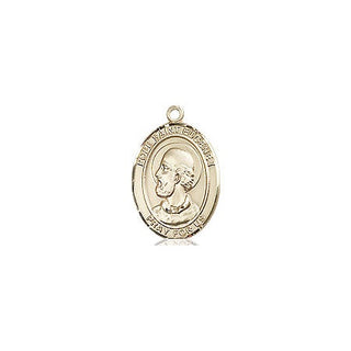 14kt Gold Pope St Eugene I Medal Engraved Catholic Saint Jewelry