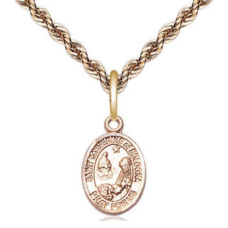 14kt Gold Filled Saint Catherine of Bologna Medal Religious and Catholic Jewelry Engraved Catholic Saint Jewelry