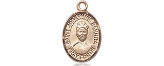 14kt Gold Filled Saint Josephine Bakhita Medal Engraved Catholic Saint Jewelry