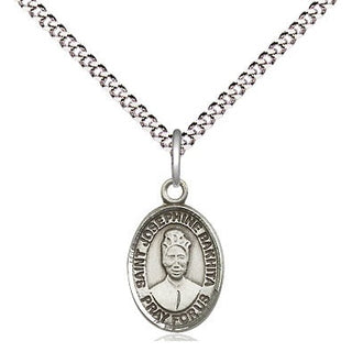 Pewter Saint Josephine Bakhita Medal Religious and Catholic Jewelry Engraved Catholic Saint Jewelry