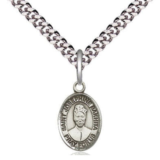 Pewter Saint Josephine Bakhita Medal Religious and Catholic Jewelry Engraved Catholic Saint Jewelry