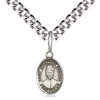 Pewter Saint Josephine Bakhita Medal Religious and Catholic Jewelry Engraved Catholic Saint Jewelry