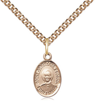 14kt Gold Saint Josemaria Escriva Medal Engraved Catholic Saint Jewelry