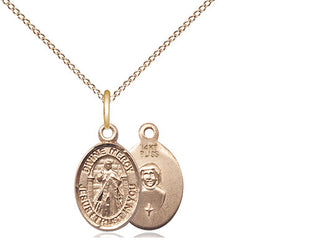 14kt Gold Divine Mercy Medal