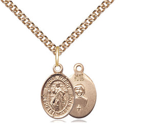 14kt Gold Divine Mercy Medal
