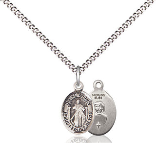 Sterling Silver Divine Mercy Medal Religious and Catholic Jewelry