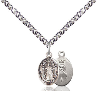 Sterling Silver Divine Mercy Medal Religious and Catholic Jewelry